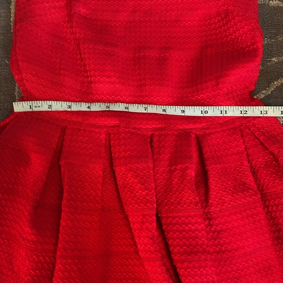 NWT Francesca’s Jun & Ivy Banded Strapless Mini Dress in Red Medium - Picture 11 of 12